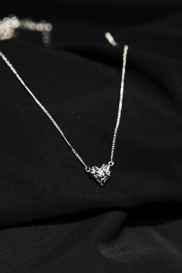 YVMIN Heart-shaped candy paper double clavicle chain 13134